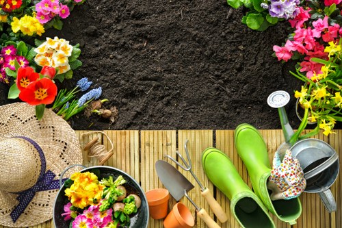 A Lewisham outdoor space being redesigned with practical landscaping and tidy finishes